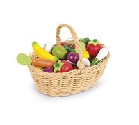 24 Fruits & Vegetables In A Basket - Brand New & Sealed