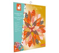 Janod - Les Ateliers du Calme - 3 Nature Mandalas - Mandala Style Paintings - Children's Creative Leisure Kit - Fine motor skills and concentration - From 7 years - J07755