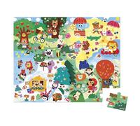 Janod - 36-Piece Children's Puzzle Party Theme From 4 years - Children's Puzzle - Develops Patience and Concentration - Made in France - From 4 Years