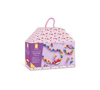 Janod - 4 Pretty Forest Wooden Jewelry to Create - First Jewelry Workshops - DIY Jewelry Making - Child Craft Kit - Fine Motor Skills and Concentration Learning - from 4 Years Old - J09128