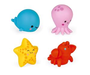 Janod 4 Sea Animals Squirters Water Launcher