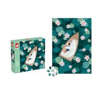 Janod - 500-Piece Puzzle - Water Lilies - Suitable for Adults, Teens & Kids - Develops Patience & Dexterity - Made in Europe & FSC-Certified - 10 Years +, J02520