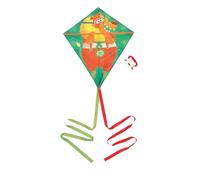 Janod - Applepop Children’s Kite - Lion Theme - Diamond Shape - Outdoor & Beach Game - Game of Skill - Develops Coordination - 5 Years +, J03360