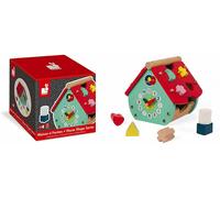 JANOD - BABY FOREST HOUSE - WOODEN SHAPE SORTER NEW AND BOXED