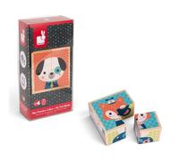 Janod J08000 My First Wooden Blocks, Forest Portraits