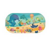 Janod Children’s Puzzle-28 Floating Pieces-Bath Toy-Easy to Store-Sea Animal-Themed Puzzle-3 Years +, J04727, Multicolor,Small
