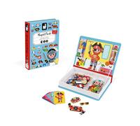 Janod Boys Costumes Magneti'book Magnetibook Magnetic Picture Toy 3-8yrs