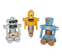 Janod Brico Kids Wooden Robot Construction Toy Set J06473 Age 3+