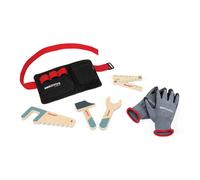 Janod Brico'kids Tool Belt & Gloves Set Wooden DIY Tools Role Play Toy Age 3-6 N