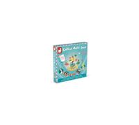 Janod - Carrousel Multi-Games Box Set - Classic Family Games - Draughts game, Ludo, Yellow Dwarf, 7 families, Goose game - For children from the Age of 5, J02742