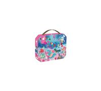 Janod - Child Puzzle Mermaids 24 Pieces - Educational Game - Fine Motor Skills and Concentration - Case with Handle - Made In France and Fsc Certified