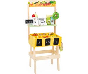 Janod Childrens Farmers Market Stand - Plush Soft Toy