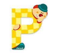 Janod Clown Letter P