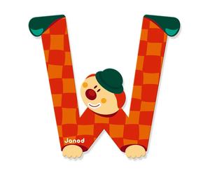 Janod Clown Letter W