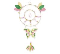 Janod - Create and Hang-Your-Own Sun Catcher - Les Ateliers Déco - Children’s Arts & Crafts Kit - Fine Motor Skills & Concentration - 8 Years +, J07739