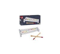 Janod - Confetti Wooden and Metal Xylo - Pretend Play and Musical Awakening Toy - from 2 Years Old, J07604