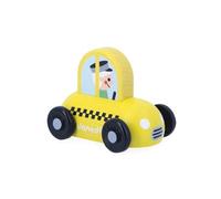 Janod Countryside Wooden Van - Cross Roads Van - Early-Learning Toy - Develops Motor Skills - 12 Months +, FSC Wood Toy, Multicolor