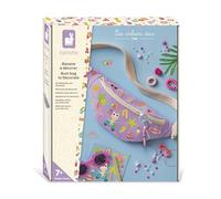 Janod - Creative Kit for Personalising a Bum Bag - Personalise your Bum Bag - Complete DIY Set with Decals + Keyring - 100% OEKOTEX Cotton - Craft Activity For ages 7 and up