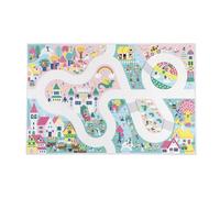 Janod Cross Roads Enchanted Kingdom Fabric Play Mat 120x78cm Kids 2+ NEW