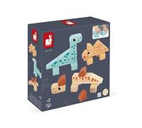 - Cubikosaurus Dinosaur Construction Game - 3 Build-Your-Own Dinosaurs - Stackable Early-learning Toy - FSC Wooden Toy - 24 Months +, J05833