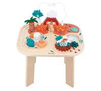 Janod Dino Activity Table Baby Toddler Wooden Standing Play Toy Gift 12m+ New