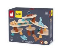 Janod Dino Stacking Game - Wooden Toy Dinosaur for Children