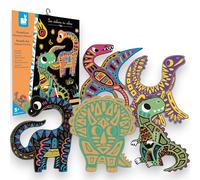 Janod Dinosaur Scratch Art Creative Craft Kit Kids Activity Set Age 3+ J07889
