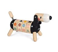 Janod Sweet Cocoon Dog | Wooden Shapes & Colours Toy (2 Years+)