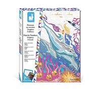 Janod - ‘Dolphins’ Paint by Numbers Set - 2 Paintings to Complete - Les Ateliers du Calme - Children’s Arts & Crafts Kit - 7 Years + - J07981