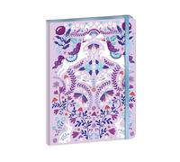 Janod - Notebook with Elastic - 144 Pages - Unicorn Theme - A5 Format - Stationery - Unicorn Stationery Gift for Girls - 6 Years and Up - J08932
