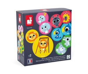 Janod - Emotions Memory Game - Memory Game - Discovering Emotions - Educational Game - Develops Memory and Vocabulary - Made in France - Ages 2 + - J02625