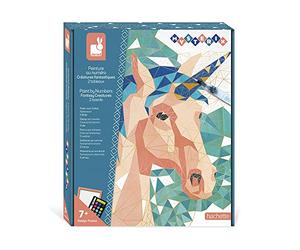 Janod - ‘Fantastical Creatures’ Paint by Numbers Set - 2 Paintings to Complete - Mysterix - Children’s Arts & Crafts Kit - 7 Years + - J07979
