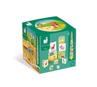 Janod - Farm Life Triangle Pyramid - Early-Learning and Early Years Toy - Stack and build toy - Learn SIZE_NAMEs and numbers - Ages 1 and up - J02651