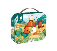 Janod Farm Welcome To The Farmyard Puzzle 20 Pieces