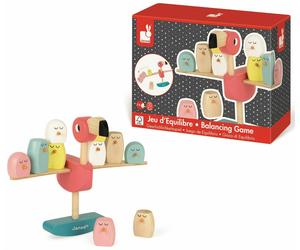 JANOD FLAMINGO BALANCING GAME WOODEN TOY GREAT GIFT ZIGOLOS SUITABLE 3-6 MONTHS