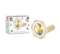 Janod - Flower Kaleidoscope - Wooden Toy for Making a Flower Kaleidoscope - Designed for Garden Activities - Ages 3+