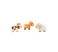 Janod Funny Magnets Farm - Plush Soft Toy