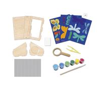 Janod - Arts & Crafts Kit - Explorer Briefcase Garden Explorer - 6 Activities - Ages 6+ - J09113