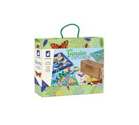 Janod - Arts & Crafts Kit - Explorer Briefcase Garden Explorer - 6 Activities - Ages 6+ - J09113