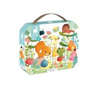Janod - Garden Friends Puzzle - 20-Piece Puzzle - Develops Patience and Dexterity - FSC-Certified - Made in France - 24 Months +, J02575