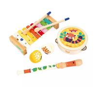 Janod Gioia Musical Set 4 Wooden Instruments Toddler 18m+ Toy NEW