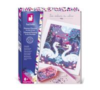 Janod - Glow-in-the-Dark Diamond Painting Creative Kit - 1 Large Canvas + 3,900 Glow-in-the-Dark Rhinestones - DIY Craft Activity for ages 8 and up