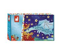 Janod - Glue-On Sequins Set - Dragons - Les Ateliers du Calme - Children’s Arts & Crafts Kit - Mastering Fine Motor Skills & Concentration - 6 Years +, J07921