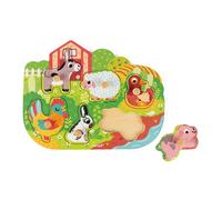 Happy Farm - Wooden Peg Puzzle