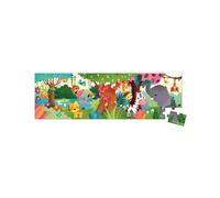 Janod Hat Boxed Panoramic Puzzle Jungle 36pcs