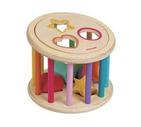 Janod I Wood Shape Sorter Drum Multicolor 18 Months-3 Years Kids