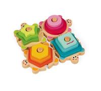 Janod I Wood Stackable Turtles Toy