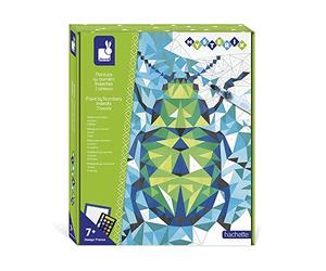 Janod - ‘Insects’ Paint by Numbers Set - 2 Paintings to Complete - Mysterix - Children’s Arts & Crafts Kit - 7 Years + - J07980