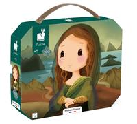 Janod - Leonardo da Vinci-Inspired Puzzle - 100-Piece Children’s Puzzle - Educational Game - Patience & Dexterity - FSC-Certified - 6 Years +, J02579