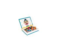 Janod J02716 Magneti'Book Crazy Faces Educational Game, Boys,Blue